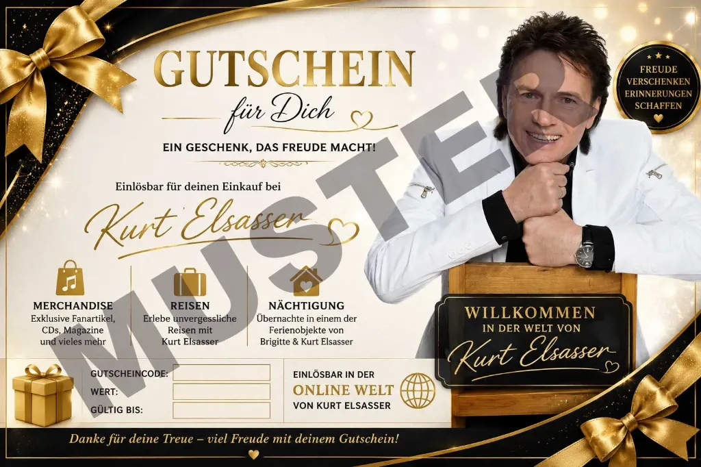 Gutscheinwelt Kurt Elsasser – Freude schenken, Erinnerungen schaffen